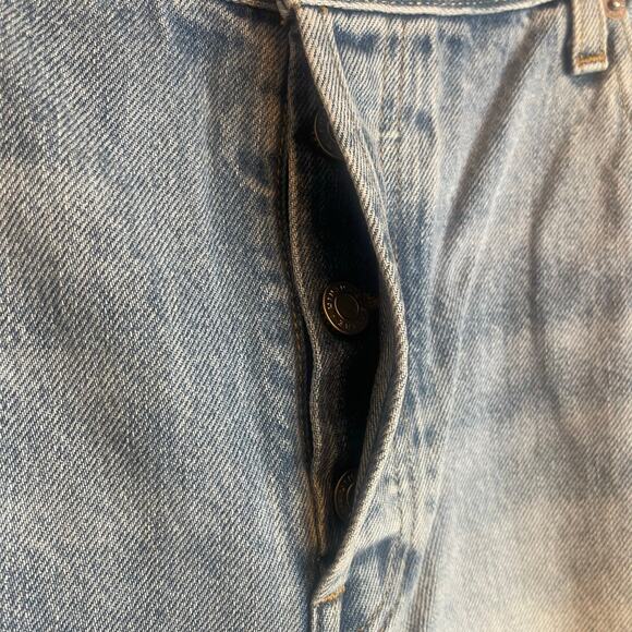 Everlane The ’90s Cheeky Jean Vintage Sunbleached Blue Straight Leg Size 32 NWT - Picture 10 of 13